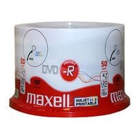 Płyty MAXELL DVD-R do nadruku BIAŁE printable 100