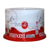 Płyty MAXELL DVD-R do nadruku BIAŁE printable 100