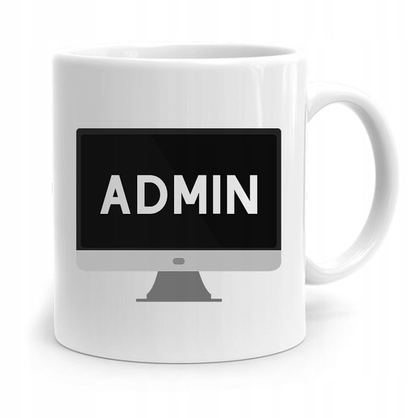 Kubek Informatyka Programisty Admin Z Nadrukiem Ze Zdjęciem zdjęcie 1