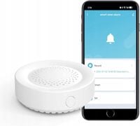 Czujnik Temperatury Wilgotności Higrometr Alarm 100db 3w1 WiFi Tuya DP-ST1W