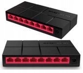 Switch 8 PORT GIGABIT Rozdzielacz Sieci LAN 1gb ENERGOOSZCZĘDNY TP LINK 8x