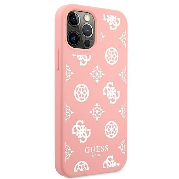 Etui Guess do iPhone 12 Pro Max, Różowy zdjęcie 4