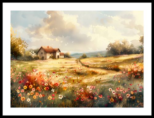 Plakat 55x40cm Sielski Domek na Arena.pl