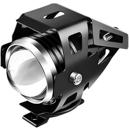 Halogeny LED Motocyklowe Lightbary Soczewka Lampa Halogen Czarne U5 3000LM na Arena.pl
