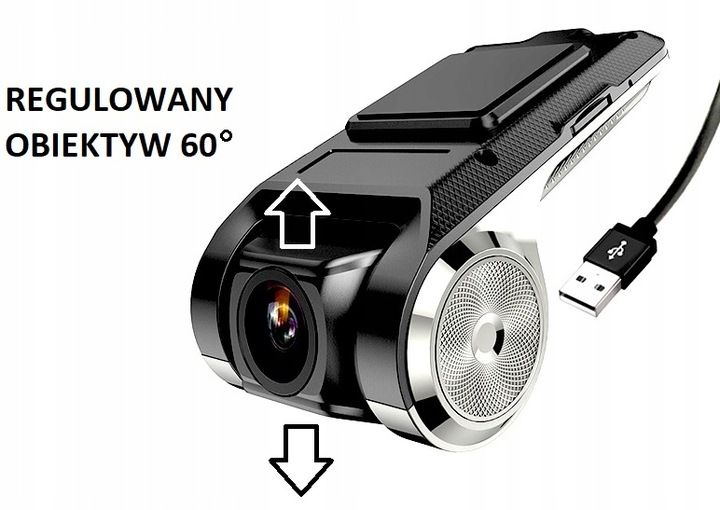 REJESTRATOR JAZDY DO RADIA USB ADAS ANDROID 1280P zdjęcie 8