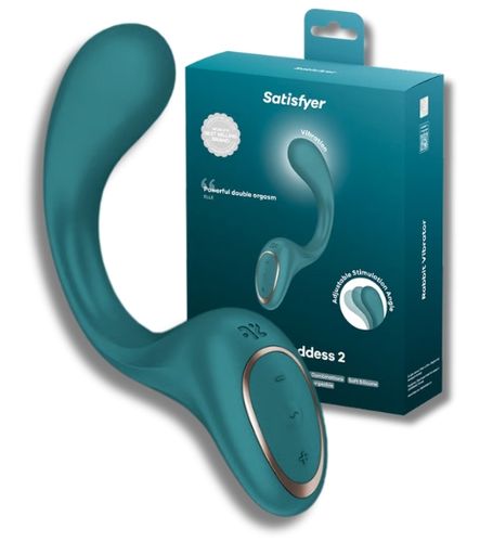 Niebieski wibrator podwójnej stymulacji na Arena.pl