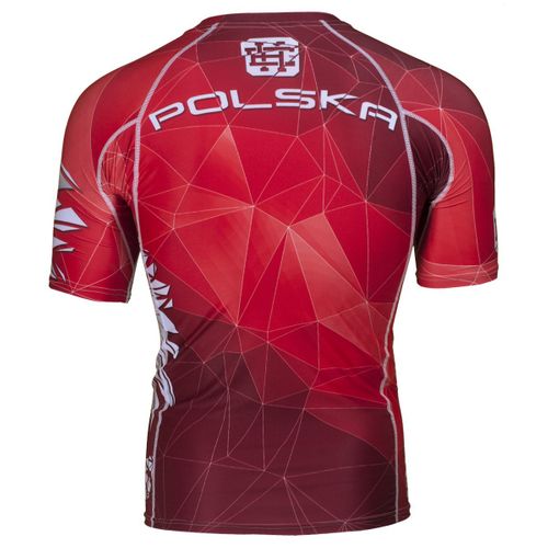 Short sleeve rashguard POLSKA red na Arena.pl