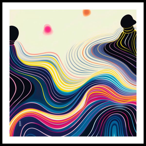 Plakat 80x80cm Wodnista Tafla zdjęcie 3