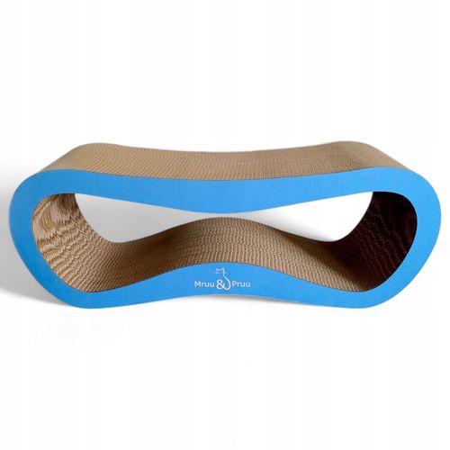 Drapak dla kota LEON | niebieski | 78x28x24 cm | MruuPruu na Arena.pl