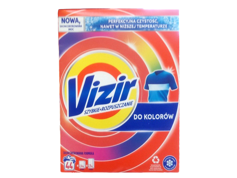 VIZIR kolor proszek do prania 2,42kg - 44 prań zdjęcie 2