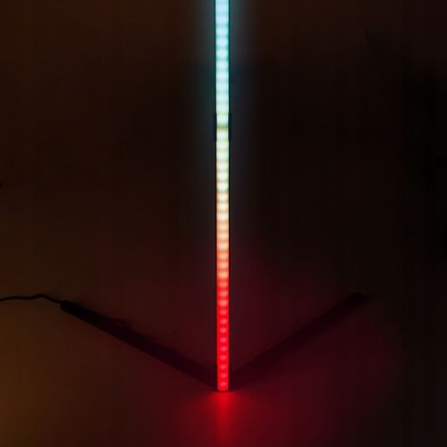LAMPA podłogowa LED narożna APLIKACJA 140CM STOJĄCA RGB CCT + pilot na Arena.pl