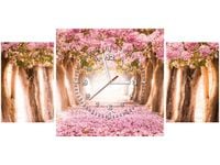 80X40CM ZEGAR ROMANTYCZNA ALEJKA OBRAZ