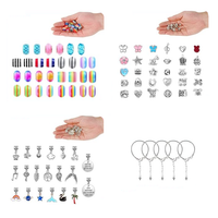 Zestaw do Robienia Bransoletek Biżuterii Koraliki Charms Zawieszki Prezent