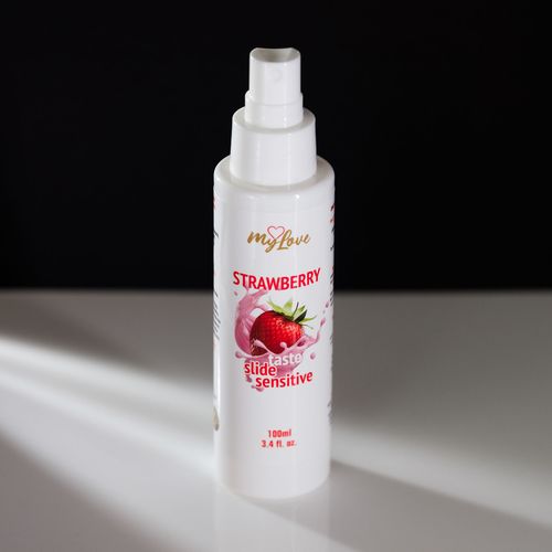 Żel Intymny Truskawkowy - Mylove Taste Slide Sensitive Strawberry 100 Ml na Arena.pl