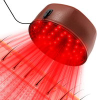 Czapka LED Na Porost Włosów Terapia Światłem Czerwonym I Laserowym