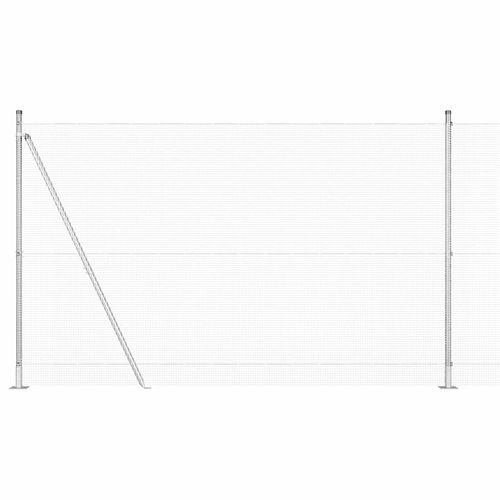 Ogrodzenie z słupkami Srebrny 1.5 x 50 m Stal na Arena.pl