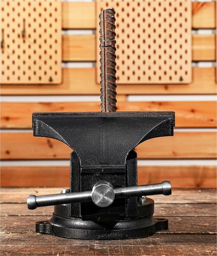 IMADŁO ŚLUSARSKIE OBROTOWE Z KOWADŁEM 140 MM 10 KG ŻELIWNE DEKO na Arena.pl