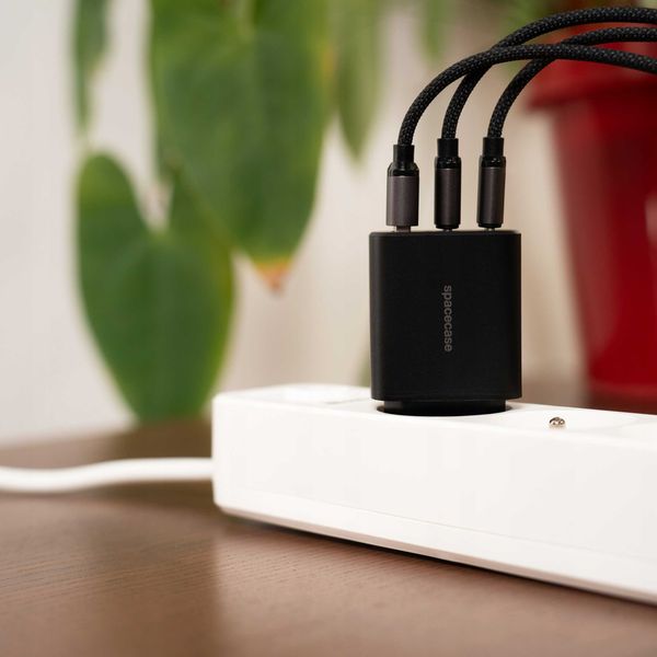 Spacecase Usb Charger 30W Gan Sc003B Black zdjęcie 12