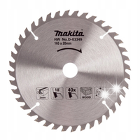 MAKITA Tarcza do drewna piła widiowa 165x20 mm 40Z do SP6000 DSP600 D-03349