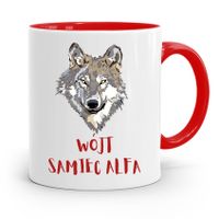 Dla Wójta Kubek Czerwony Wójt Samiec Alfa Prezent Z Nadrukiem Ze Zdjęciem