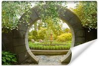 Fototapeta Do Jadalni FONTANNA Park Natura Abstrakcja Wzór 3D 360cm x 240cm