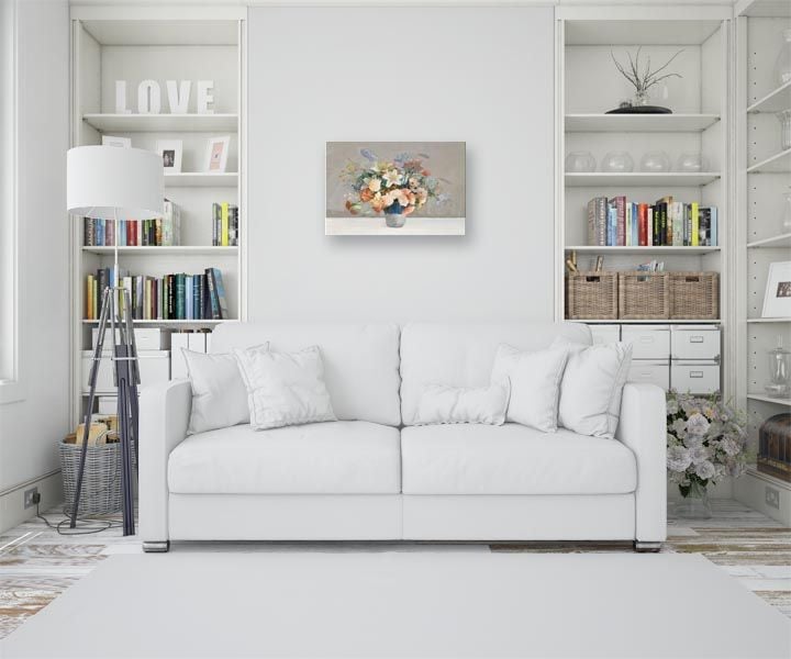 Arrangement In Blue - Obraz na płótnie 40x30 cm zdjęcie 4