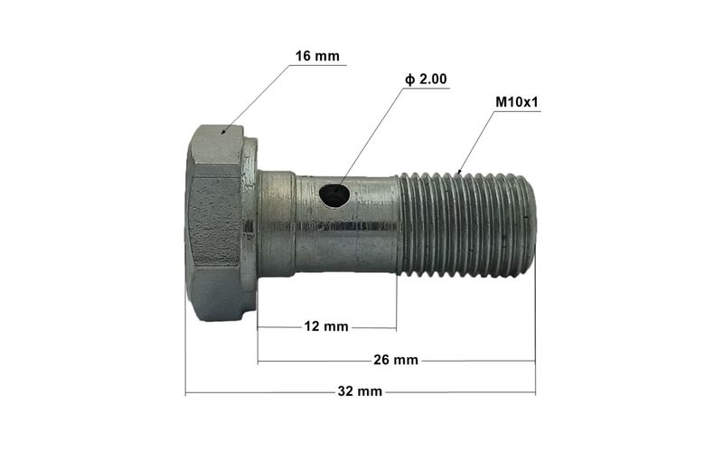 SR-04 Śruba drożna M10x1 zdjęcie 2