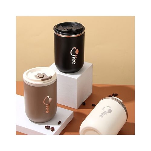 duży pojemny kubek termiczny ze słomką 500 ml termos zamykany coffe na Arena.pl