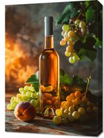 Obraz 50x70cm Bursztynowe Wino