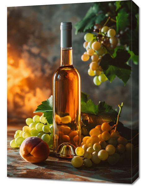 Obraz 50x70cm Bursztynowe Wino zdjęcie 1