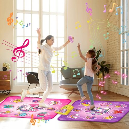 MATA DO TAŃCZENIA MUZYCZNA DLA DZIECI INTERAKTYWNA LED BLUETOOTH 9 × POZIOM na Arena.pl