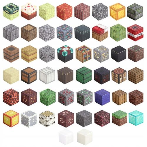 110 SZTUK MAGNETYCZNE PUZZLE Z KLOCKÓW MINECRAFT na Arena.pl
