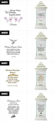 ZNICZ na grób ZE ZDJĘCIEM DEDYKACJĄ nadruk grawer na Arena.pl