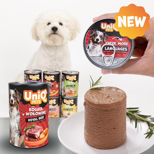 Mokra karma dla psa z wołowiną ROYAL BEEF 375g UNIQ PETS na Arena.pl