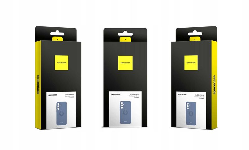 Spacecase Silicone Ring Galaxy A35 5G Blue zdjęcie 8