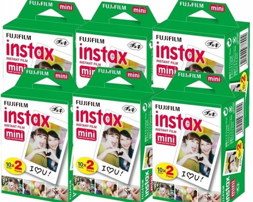 Wkłady Fujifilm Instax Mini Glossy 2 pack 20 zdjęć (120 zdjęć) na Arena.pl