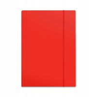 TECZKA PENMATE Z GUMKĄ A4 PLUS TOP CZERWONA A"10