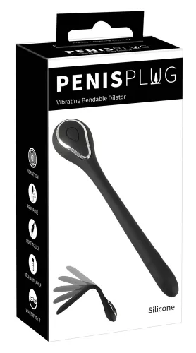 penisplug vibrating bendable d - elastyczna maszyna intymna, 13,5 cm na Arena.pl