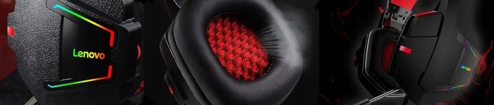 Słuchawki GAMINGOWE LED RGB komputerowe dla graczy nauszne z mikrofonem USB zdjęcie 5