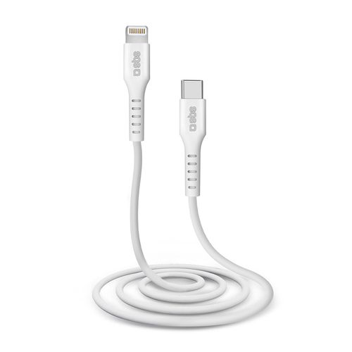 Kabel przewód z certyfikatem MFi USB-C - iPhone Lightning 1m - biały na Arena.pl