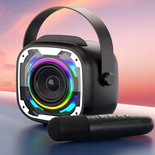 Zestaw do Karaoke Bluetooth Bezprzewodowy Głośnik + 2 Mikrofony Dla Dzieci na Arena.pl