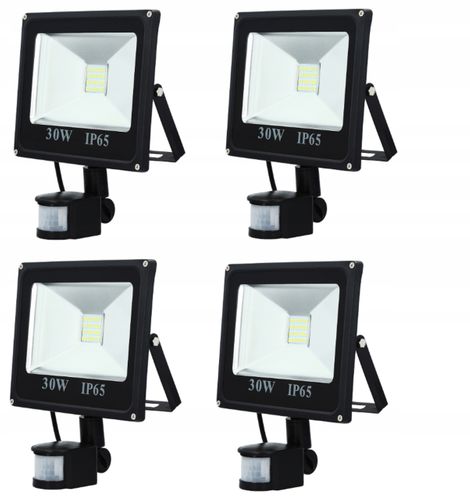 4x HALOGEN LED 30W Z CZUJNIKIEM na Arena.pl