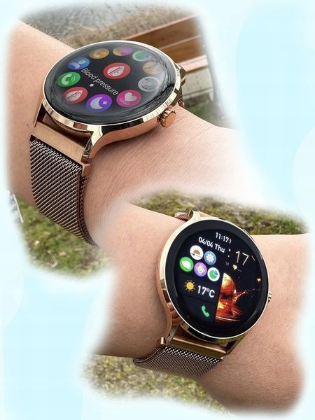 SMARTWATCH DAMSKI Z FUNKCJA ROZMOWY SPORT PULS POMIARY MENU PL SMART WATCH zdjęcie 10