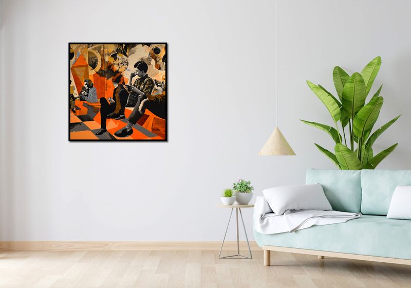 Plakat 80x80cm Przestrzeń Do Dialogu zdjęcie 4