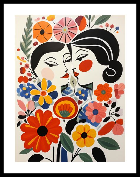 Plakat 30x40cm Kwiatowy Romans zdjęcie 3