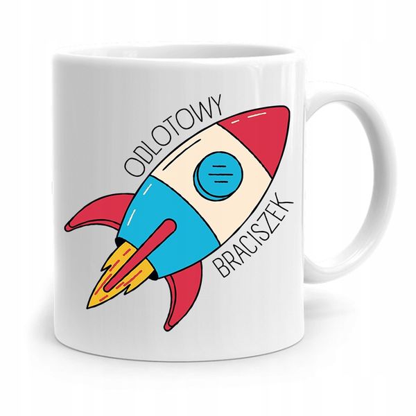 Kubek Prezent Dla Brata Dziecka Odlotowy Braciszek Z Nadrukiem Ze Zdjęciem zdjęcie 1