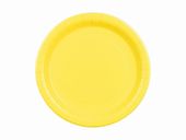 Talerzyki papierowe Basic żółte, 23 cm 6 szt.