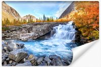 Fototapeta Ścienna Pejzaż WODOSPAD Jesienny Las Natura 180cm x 120cm