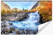 Fototapeta Ścienna Pejzaż WODOSPAD Jesienny Las Natura 180cm x 120cm