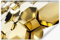Fototapeta Do Salonu MOZAIKA Heksagony Efekt 3D Abstrakcja 368cm x 254cm